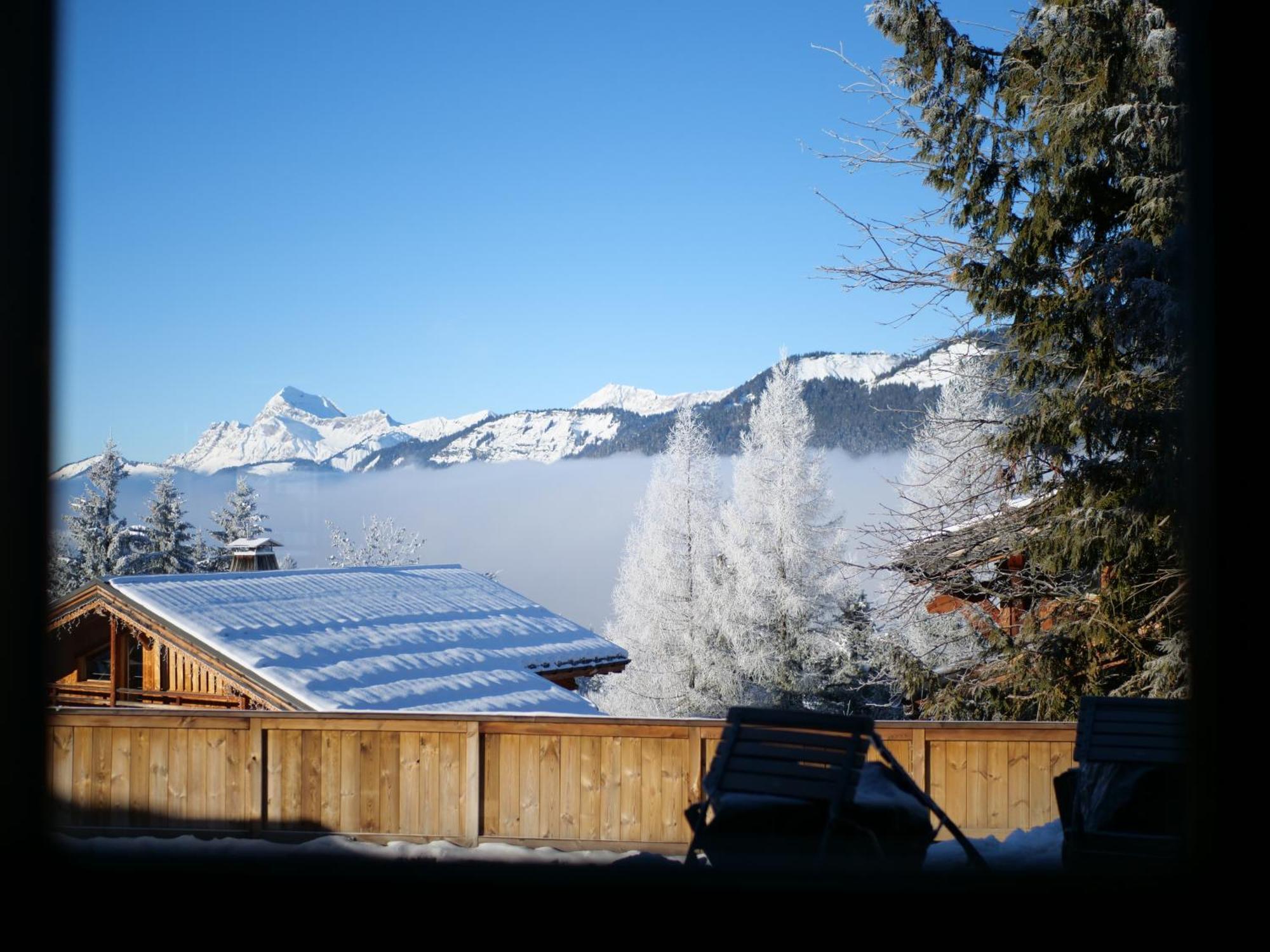 La Ferme Du Golf Hotel Megeve Bagian luar foto