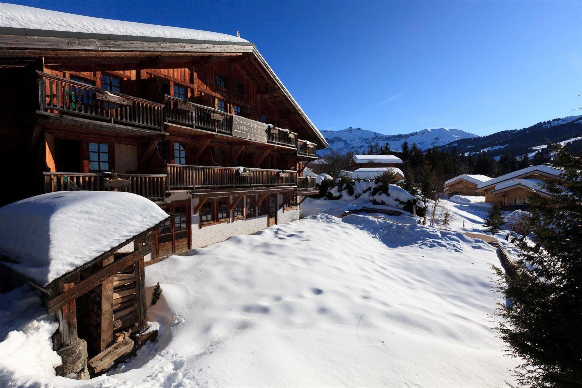 La Ferme Du Golf Hotel Megeve Bagian luar foto